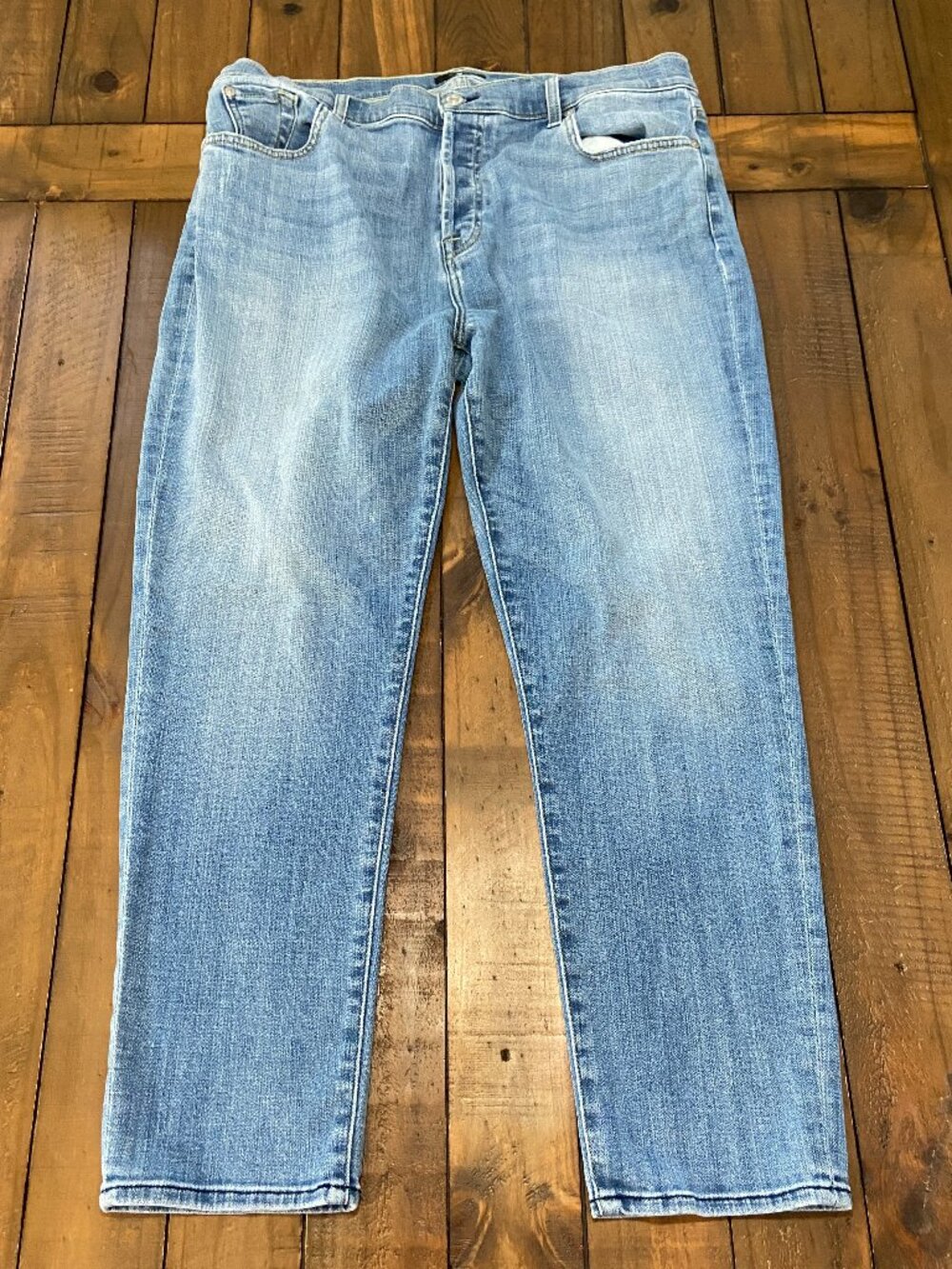7 For All Mankind Josefina Feminine Boyfriend Jeans Luxe Vintage Size 32